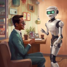 man-hanging-out-with-robot man-hanging-out-with-robot